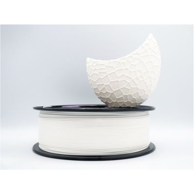 TENAFLEX flessibile gomma 1,75 mm / Bianco glaciale / Glacial White/  750 gr / Winkle in stampa 3d